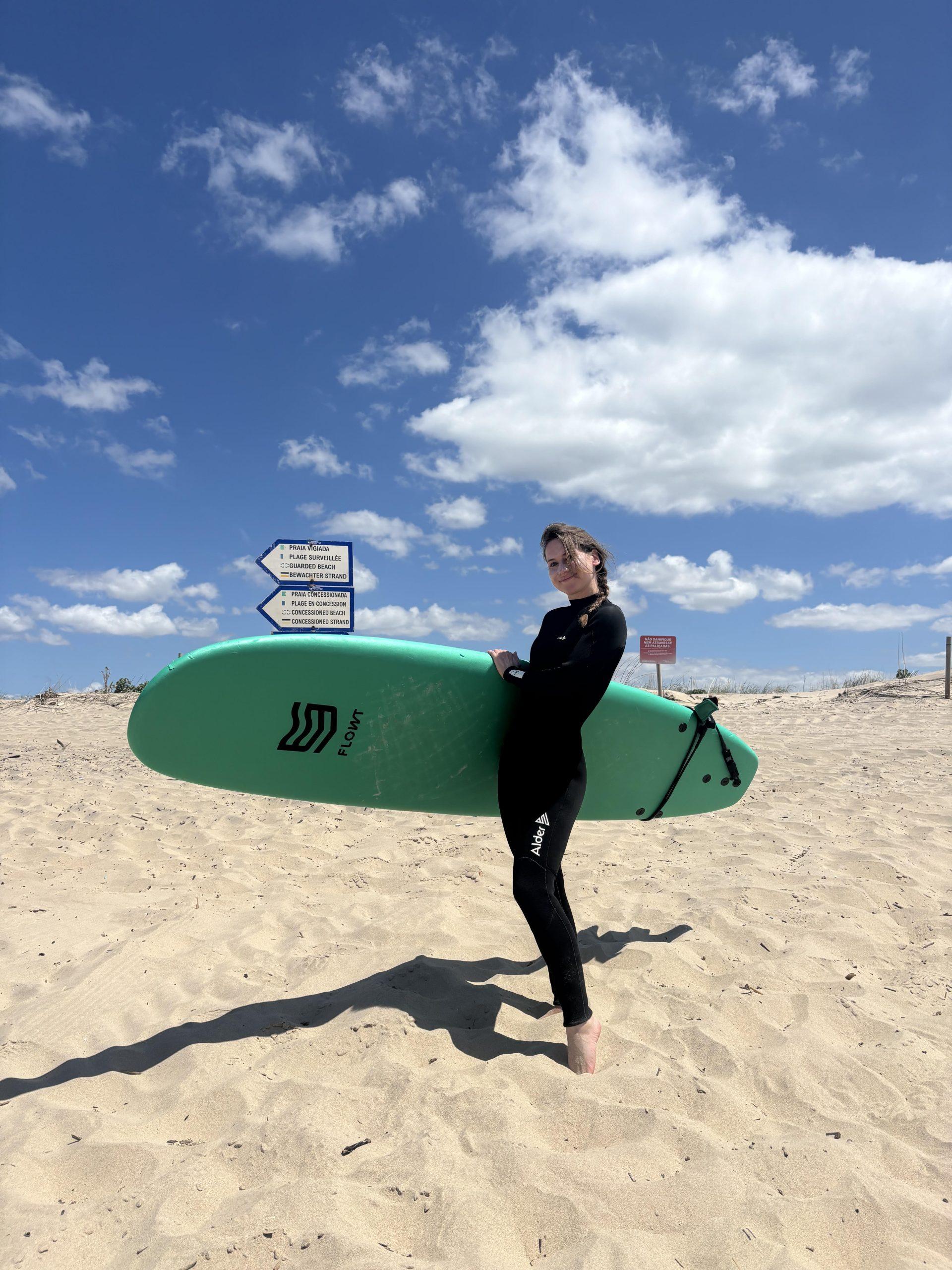 Sterre over haar surfweek in Portugal: “Ik wil nú alweer terug”